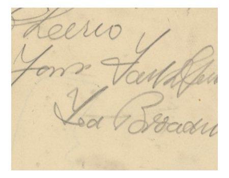 TED KID LEWIS BOXING AUTOGRAPH