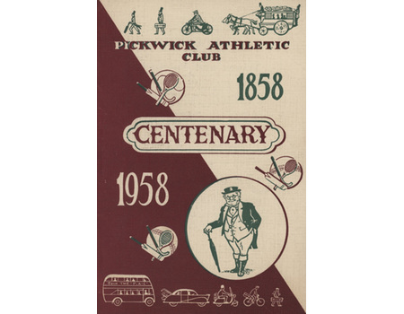 PICKWICK ATHLETIC CLUB 1858-1958 CENTENARY YEAR HANDBOOK