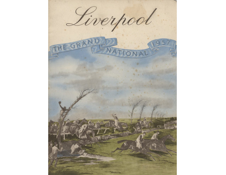 THE GRAND NATIONAL 1957 OFFICIAL RACECARD