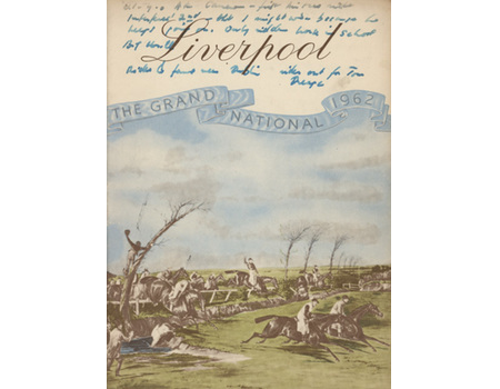 THE GRAND NATIONAL 1962 OFFICIAL RACECARD