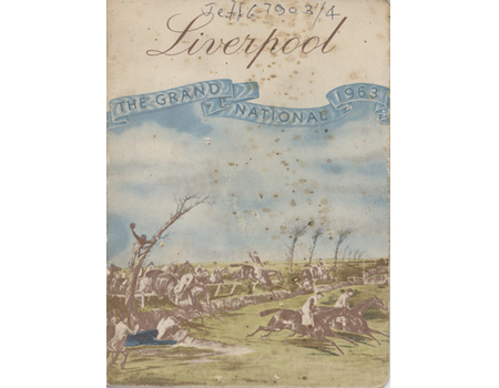 THE GRAND NATIONAL 1963 OFFICIAL RACECARD