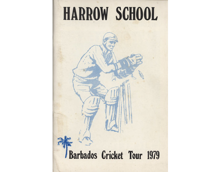 HARROW SCHOOL CRICKET TOUR OF BARBADOS 1979 BROCHURE