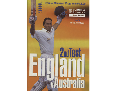ENGLAND V AUSTRALIA 1997 2ND TEST (LORD