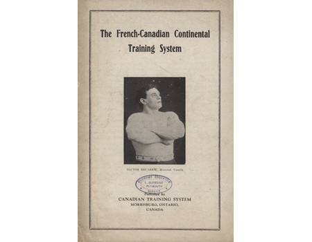 THE FRENCH-CANADIAN CONTINENTAL TRAINING SYSTEM
