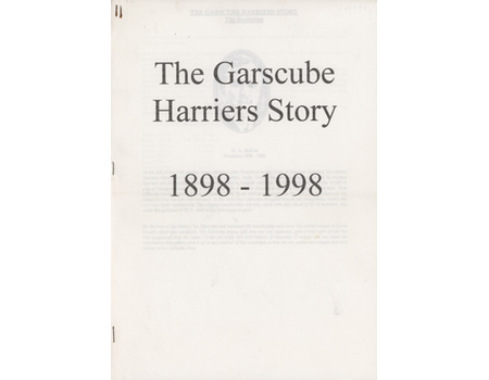 THE GARSCUBE HARRIERS STORY 1898-1998