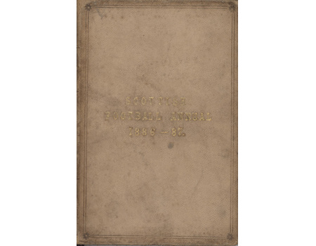 SCOTTISH FOOTBALL ASSOCIATION ANNUAL 1886-87