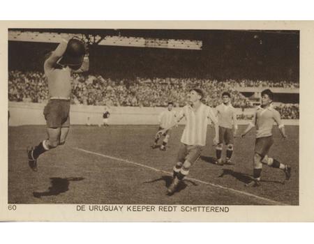 AMSTERDAM OLYMPICS 1928 FOOTBALL FINAL POSTCARD (URUGUAY V ARGENTINA)