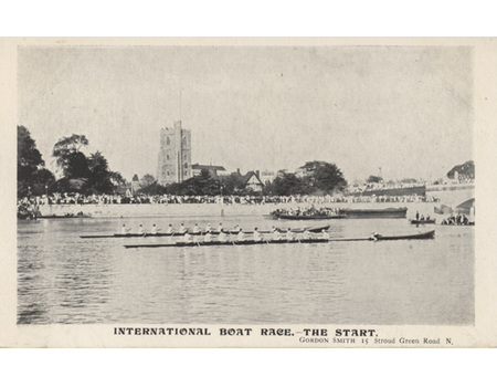 CAMBRIDGE UNIVERSITY V HARVARD UNIVERSITY 1906 BOAT RACE (PUTNEY)