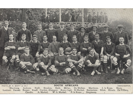 SOUTH AFRICA 1906 RUGBY UNION POSTCARD