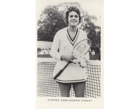 EVONNE GOOLAGONG (AUSTRALIA) TENNIS POSTCARD