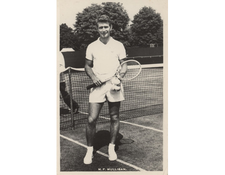 MARTIN MULLIGAN (AUSTRALIA) TENNIS POSTCARD
