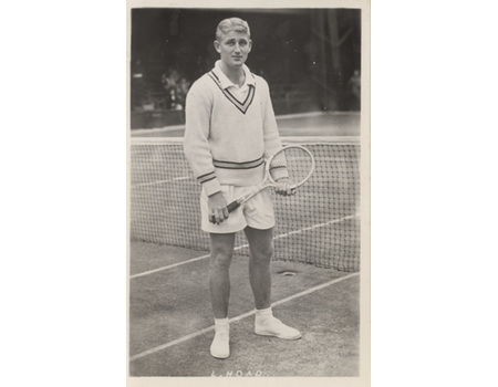 LEW HOAD (AUSTRALIA) TENNIS POSTCARD