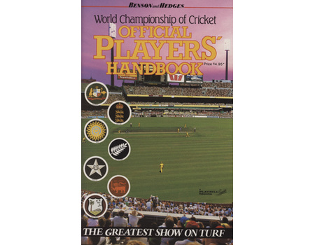 FIRST WORLD CHAMPIONSHIP OF CRICKET 1985 (AUSTRALIA) HANDBOOK