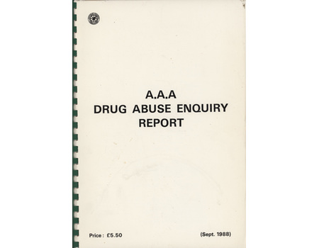 A.A.A. DRUG ABUSE ENQUIRY REPORT