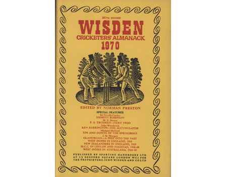 WISDEN CRICKETERS