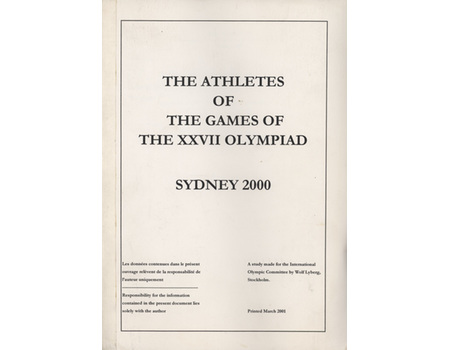 THE ATHLETES OF THE GAMES OF THE XXVIII OLYMPIAD - SYDNEY 2000