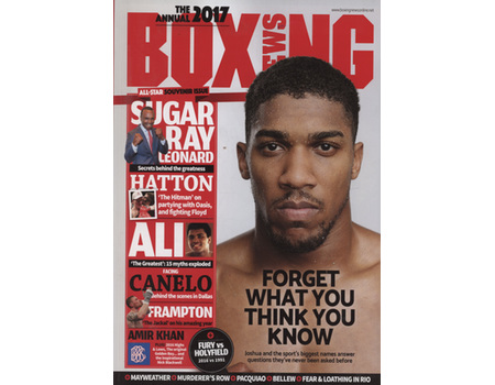 BOXING NEWS ANNUAL 2017
