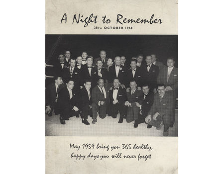 JACK SOLOMONS CHRISTMAS CARD 1958 - LAST EVENT AT HARRINGAY ARENA