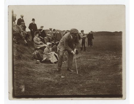 J.H. TAYLOR 1907 OPEN CHAMPIONSHIP (HOYLAKE) GOLF PHOTOGRAPH