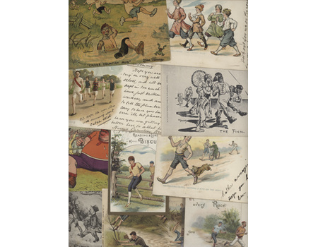 PEDESTRIANISM - COLLECTION OF POSTCARDS & EPHEMERA (X16)
