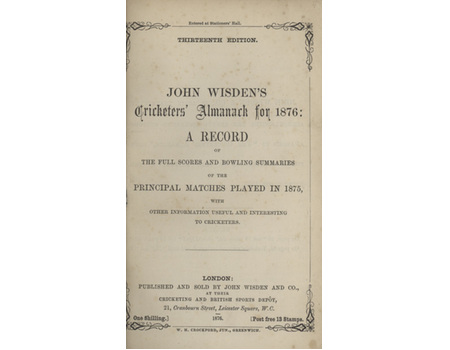 WISDEN CRICKETERS