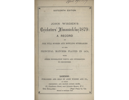 WISDEN CRICKETERS