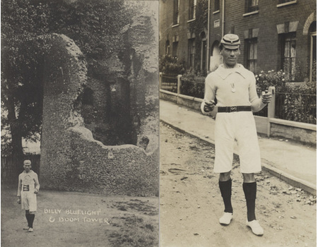BILLY BLUELIGHT (NORWICH) DISTANCE RUNNER POSTCARDS (X2)