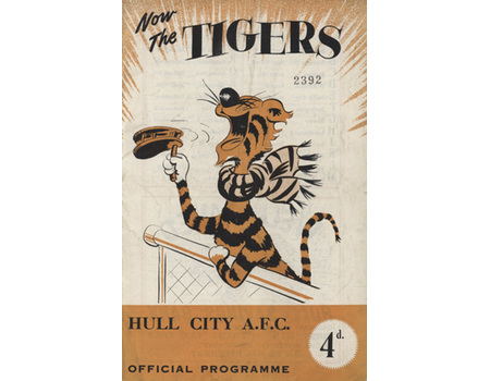 HULL CITY V STOCKPORT COUNTY 1956-57 FOOTBALL PROGRAMME