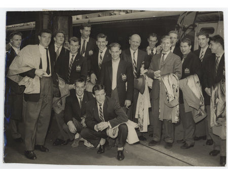 MANCHESTER UNITED 1958-59 (PRE-SEASON TOUR TO GERMANY) FOOTBALL PHOTOGRAPH