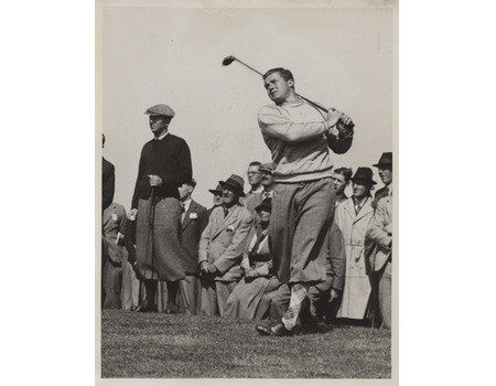 LAWSON LITTLE 1935 (AMATEUR GOLF FINAL) GOLF PHOTOGRAPH