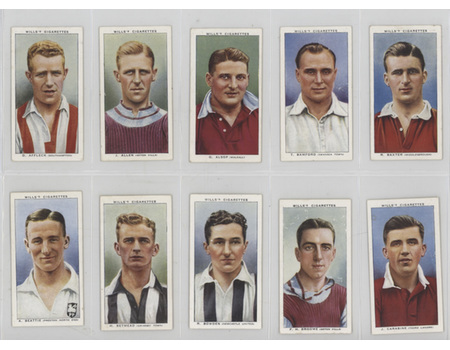 ASSOCIATION FOOTBALLERS 1939 CIGARETTE CARDS