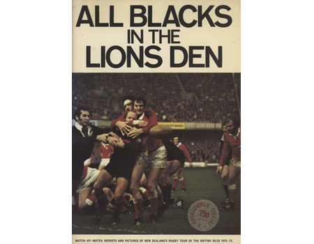 ALL BLACKS IN THE LIONS DEN