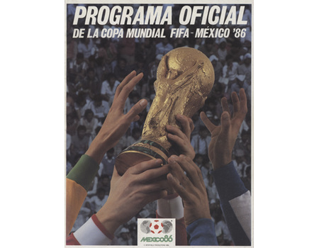 WORLD CUP 1986 OFFICIAL TOURNAMENT PROGRAMME