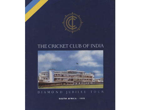 CRICKET CLUB OF INDIA 1995 (TOUR TO SOUTH AFRICA) SIGNED BROCHURE