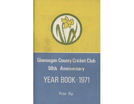 GLAMORGAN COUNTY CRICKET CLUB YEAR BOOK 1971