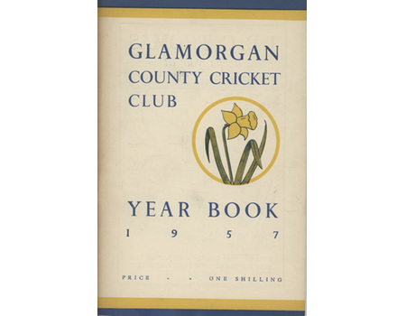 GLAMORGAN COUNTY CRICKET CLUB YEAR BOOK 1957