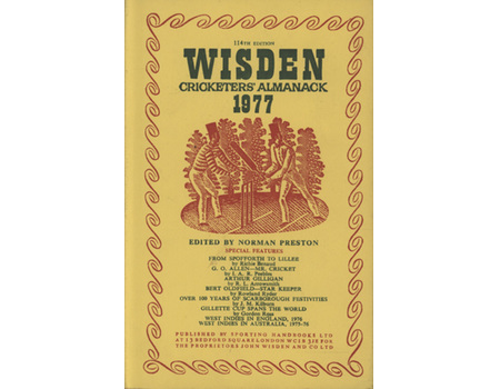 WISDEN CRICKETERS