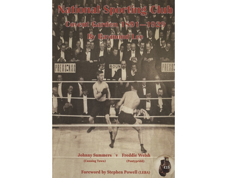 NATIONAL SPORTING CLUB COVENT GARDEN 1891-1929