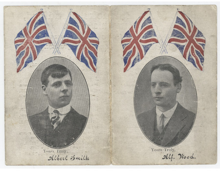 ALF WOOD V ALBERT SMITH 1911 (BRADFORD) BOXING PROGRAMME