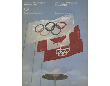 MONTREAL OLYMPICS 1976 - OPENING CEREMONY PROGRAMME