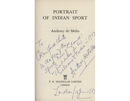 PORTRAIT OF INDIAN SPORT (CRAWFORD WHITE