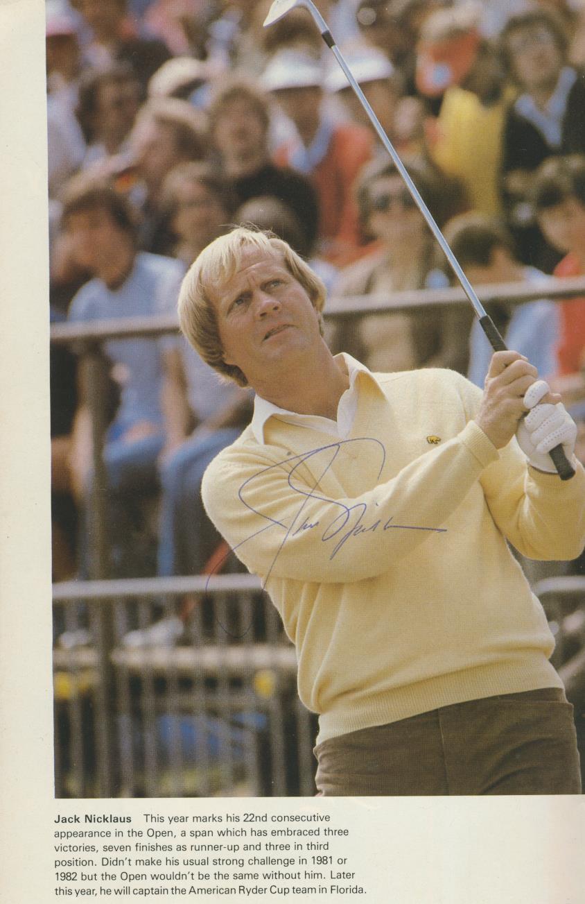 OPEN GOLF CHAMPIONSHIP 1983 (ROYAL BIRKDALE) PROGRAMME PROFUSELY