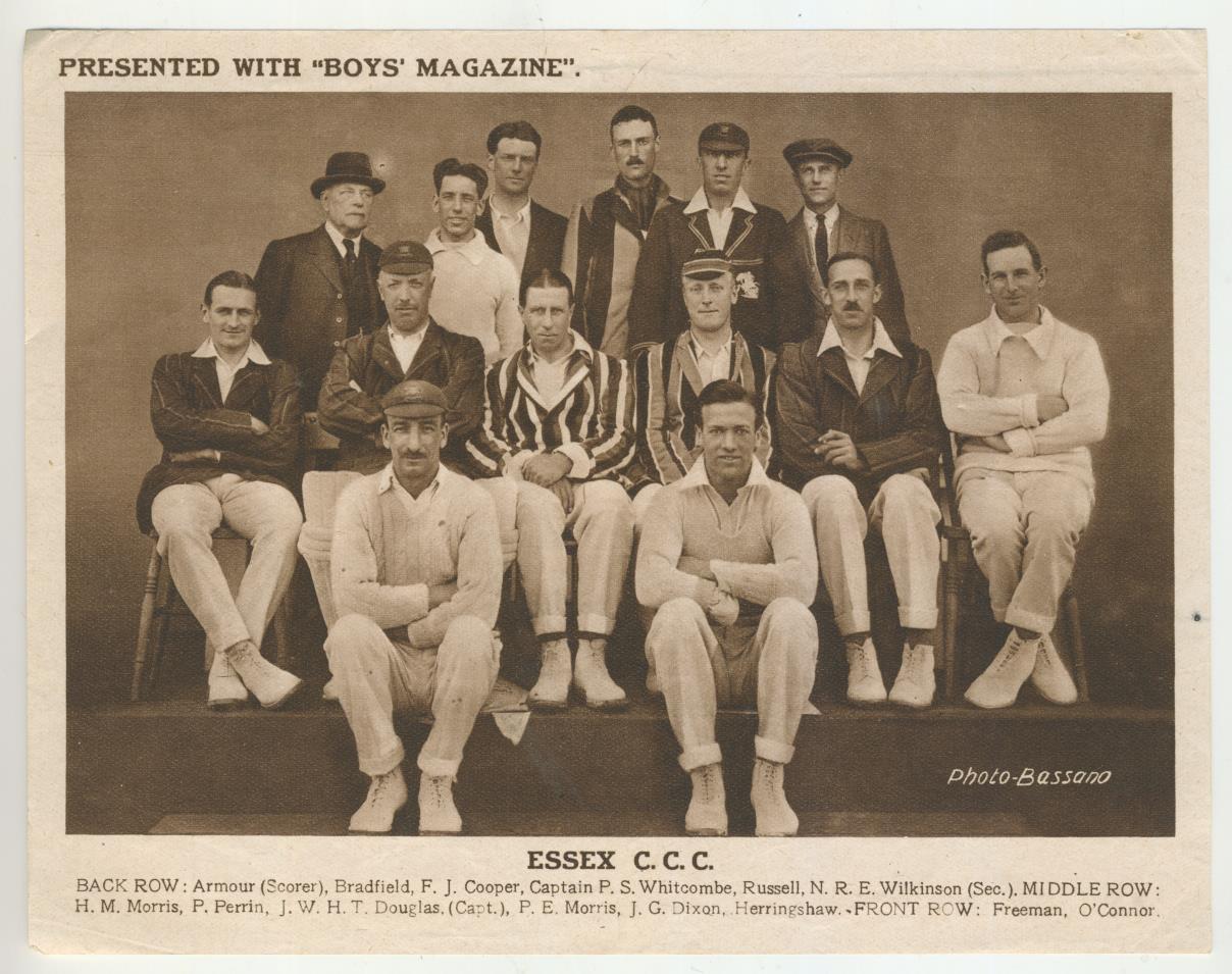 Essex County Cricket Club 1922 Photographic Supplement Cricket Images, Photos, Reviews