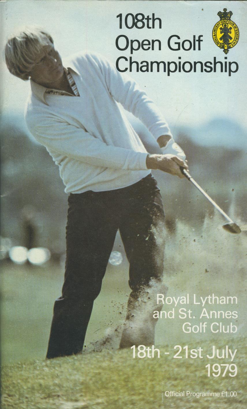 OPEN CHAMPIONSHIP 1979 (ROYAL LYTHAM & ST ANNES) GOLF PROGRAMME Major