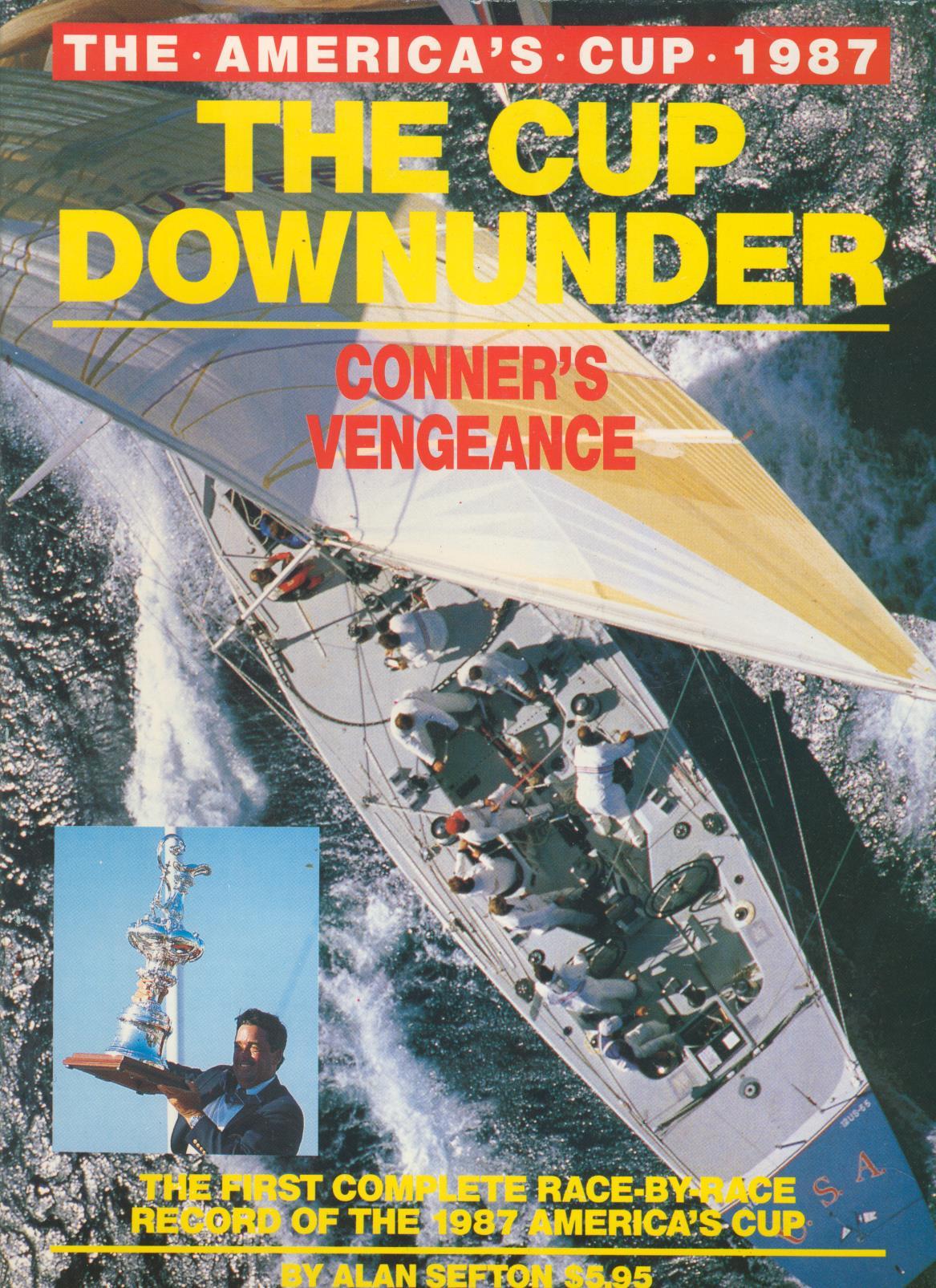 America's Cup '87 Don't Jibe Sports Advertising Poster