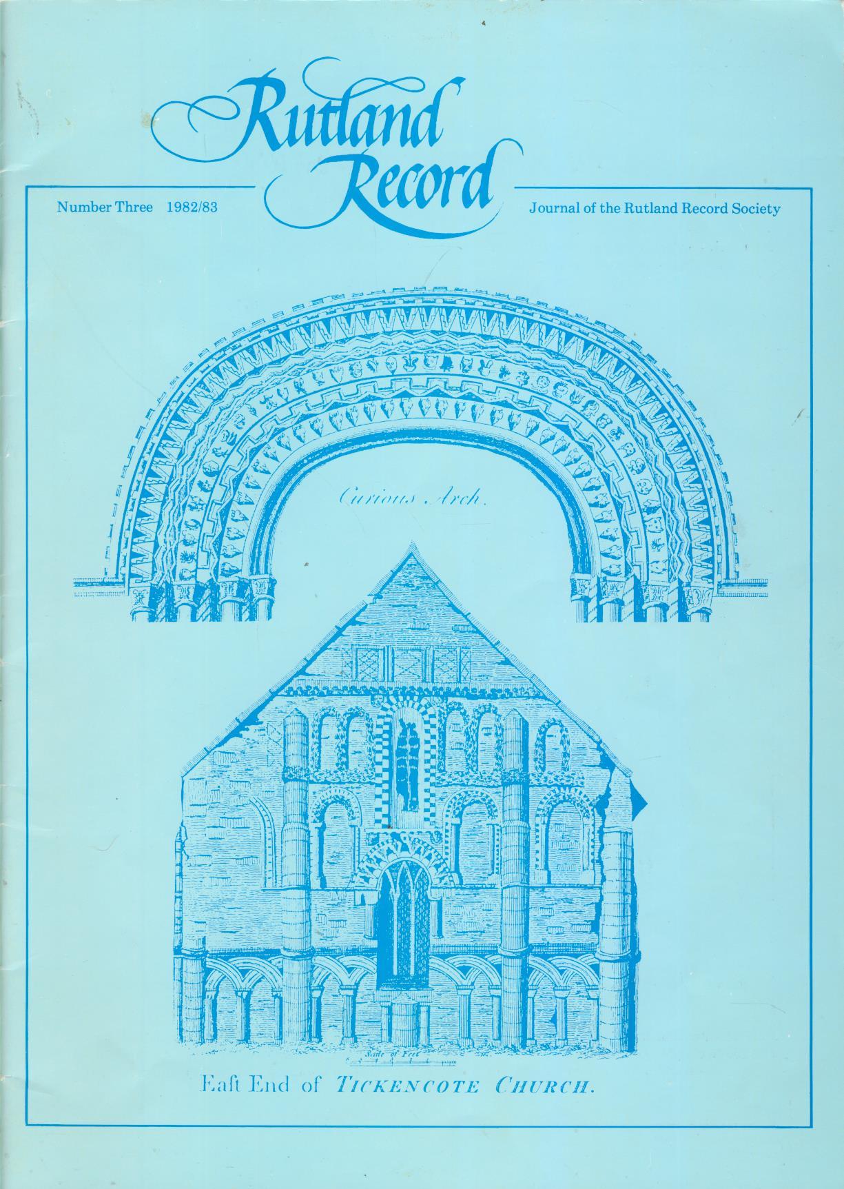 RUTLAND'S PLACE IN THE HISTORY OF CRICKET RUTLAND RECORD 1982/83