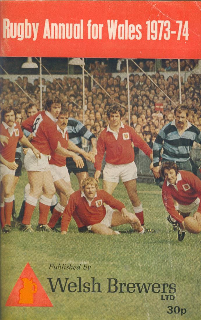 RUGBY ANNUAL FOR WALES 197374 Rugby Annuals