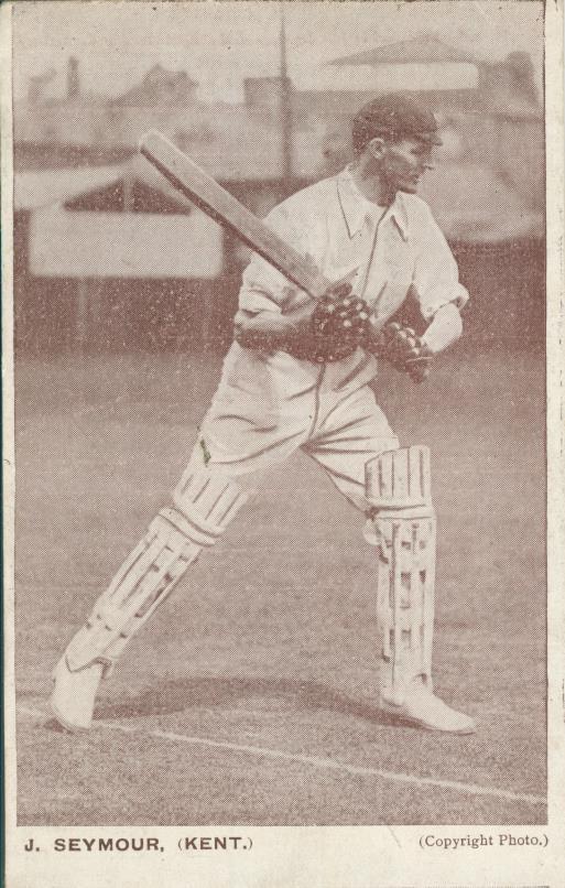 JAMES SEYMOUR (KENT) CRICKET POSTCARD Postcards of Cricket Players