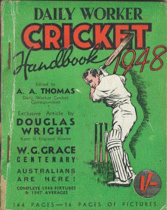 DAILY WORKER CRICKET HANDBOOK 1948 Cricket Annuals & Periodicals