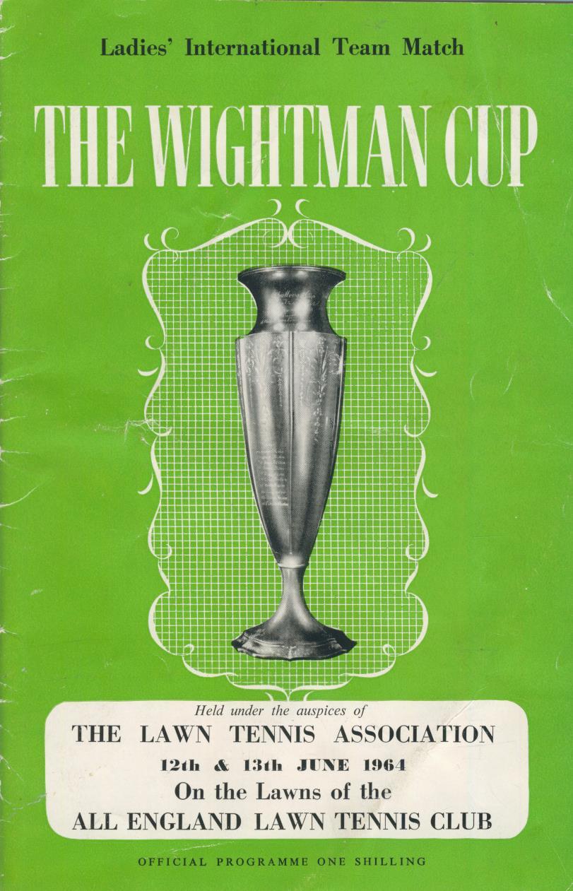 THE WIGHTMAN CUP 1964 OFFICIAL PROGRAMME